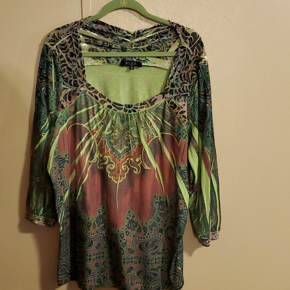 Bleu Woman Shirt 1X